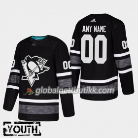Pittsburgh Penguins Hockeydrakt Custom Svart 2019 NHL All-Star Adidas Authentic - Barn
